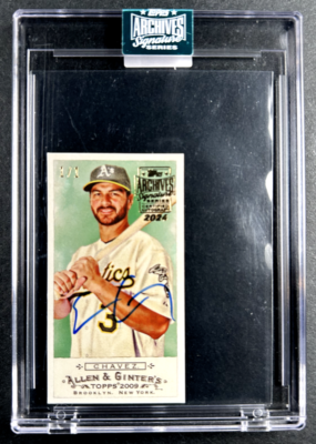 2024 Topps Archives - Eric Chavez #282 Oakland Athletics - AUTO 1 