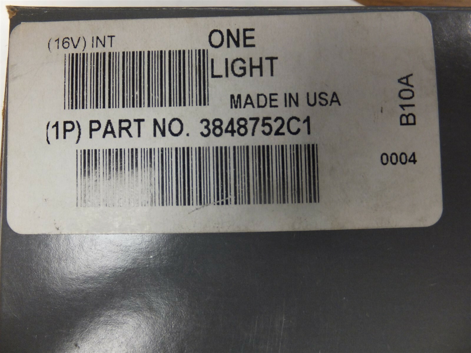 3848752C1 NEW OEM INTERNATIONAL PLATE LIGHT | eBay