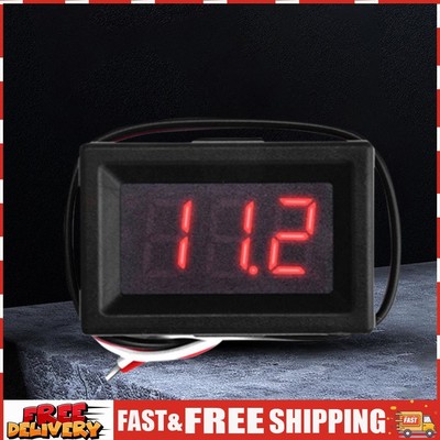 0.36 Inch Mini Voltage Meter 3-Digit DC 0-100V LCD Display for Car Automotive SN