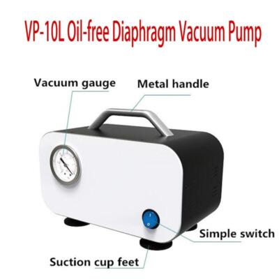 10L/Min Oil-free Diaphragm Vacuum Pump Laboratory Filter Pump 110V-220V