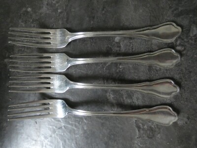 18739/ Wilkens Besteck Cambridge Edelstahl 4 Speisegabeln  Länge ca. 19,3 cm