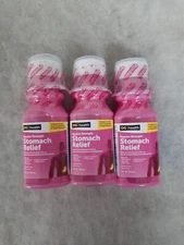 DG Health 4fl oz. Regular Strength Stomach Relief Liquid 03/2026 - Lot of 3