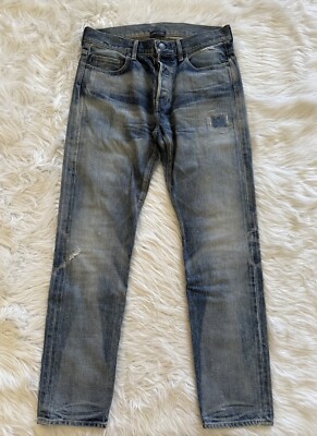John Elliott The Daze Denim Jeans Indigo Washed Blue 32 | eBay