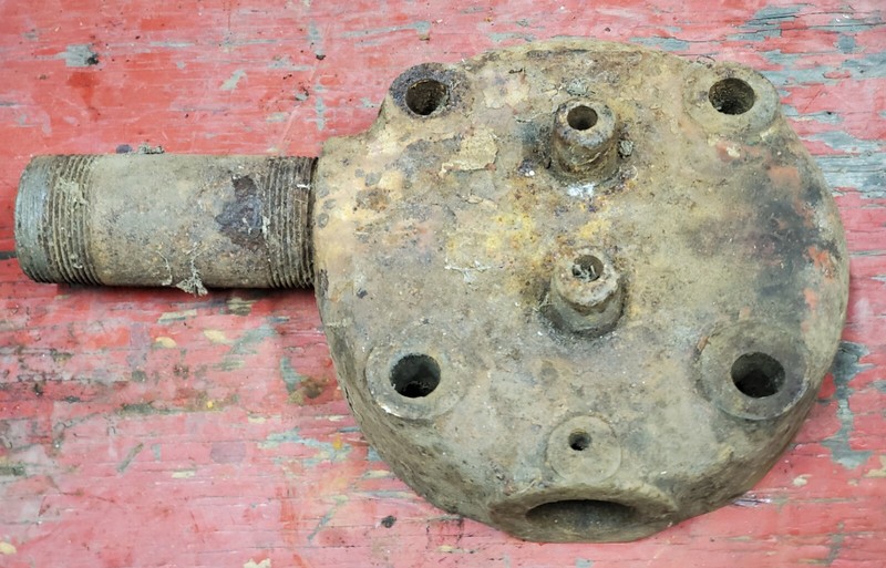 Antique Vintage Alamo Hit Miss Engine 3-1/2hp? - Cylinder Head