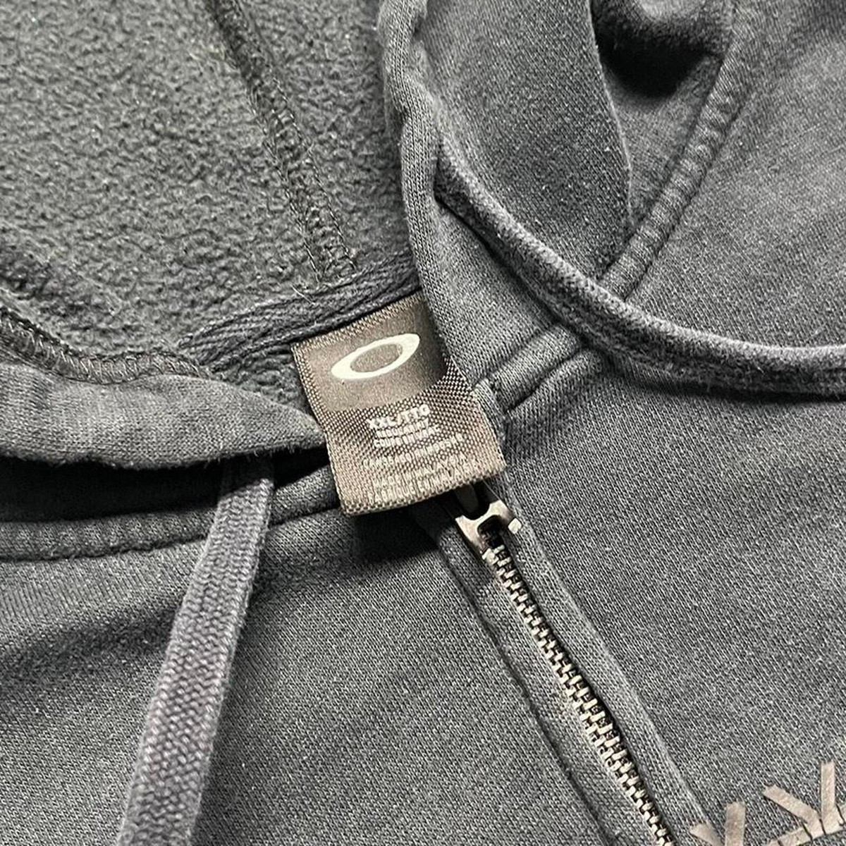 トップス 90s OAKLEY switched hoodie archive y2k Vintage 90s/y2k Oakley Software Beige/off White Full Zip