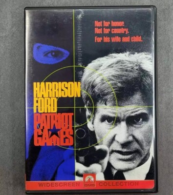 Patriot Games DVD Harrison Ford Tom Clancy Widescreen Collection Action Thriller