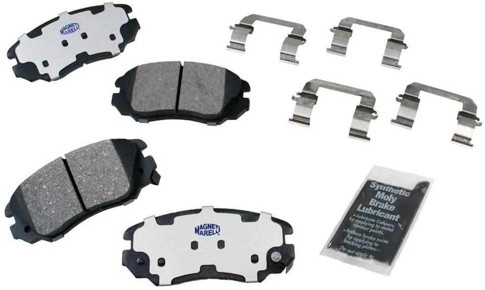 Juego de pastillas de freno de disco-Mopar pastillas de freno de disco delanteras Magneti Marelli 1AM301421A Foto 2 de 3