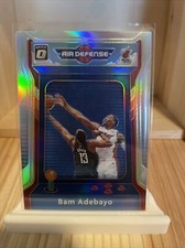 BAM ADEBAYO 2020-21 OPTIC #2 Air Defense SILVER HOLO PRIZM SP Miami Heat