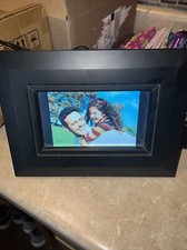 Optimus 7 Inch Digital Photo Frame Clean and Works Model 16-468 w/ Power Supply