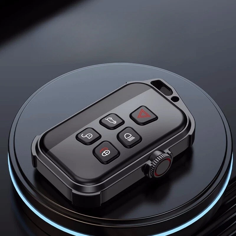 Aluminum Alloy Car Key Fob Case Cover For Land Rover Range Rover Velar Discovery Foto 3 de 4
