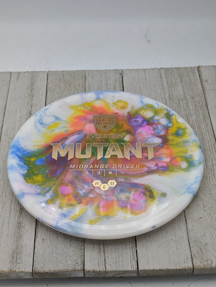 New Discmania Evolution Neo Mutant Midrange Custom Dyed Disc Golf Disc 180 Grams - Image 2 of 4