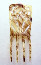 Victorian openwork hair comb faux shell  NO US IMPORT FEES