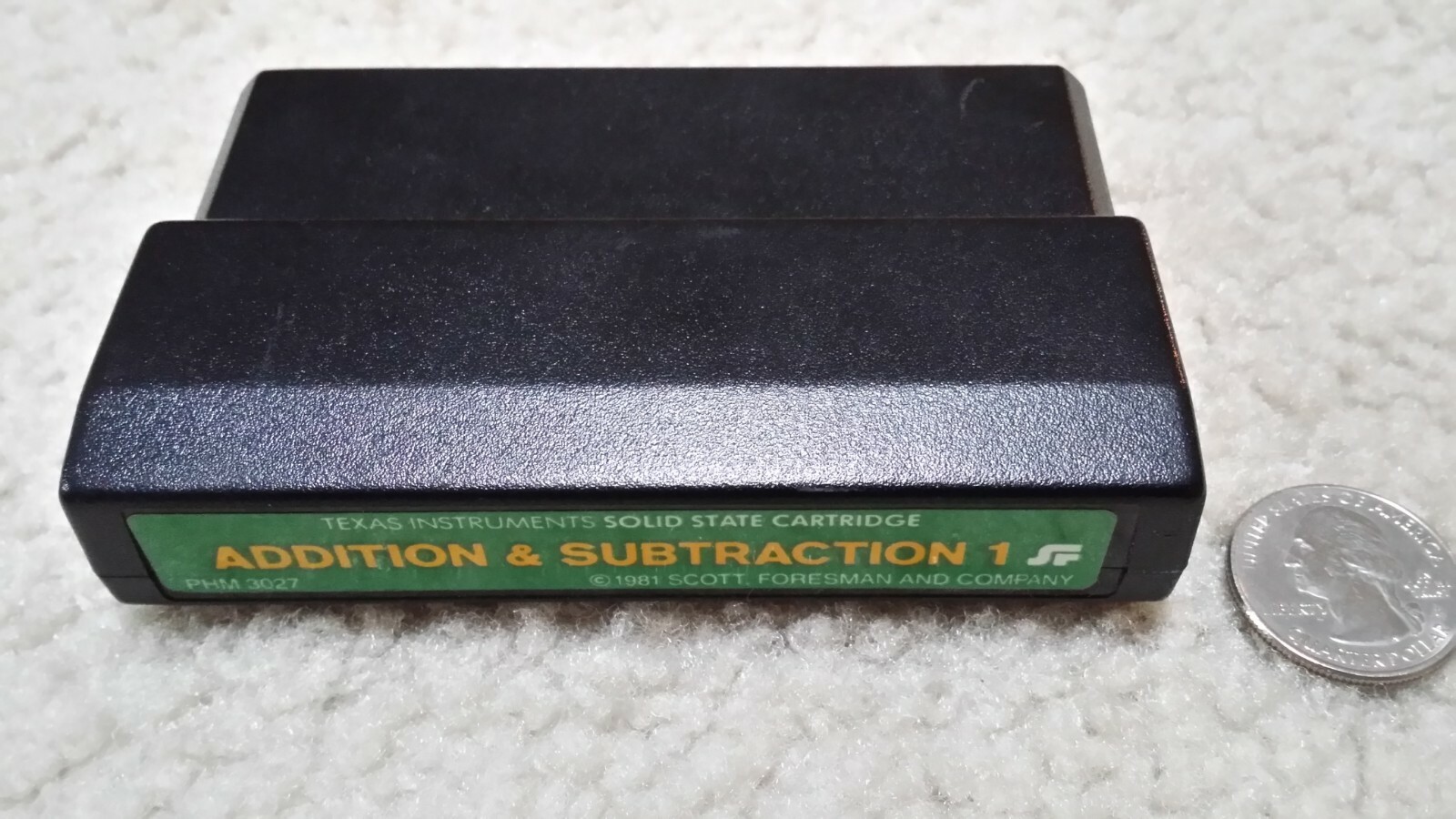 TI-99 4A computer cartridge, Addition and Subtraction 1 (Scott Foresman ...