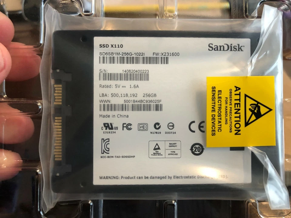 NEW SanDisk X110 64GB Internal 2.5" (SD6SB1M-064G-1022I) SSD SD256GX110 2.5-Inch - Image 2 of 3