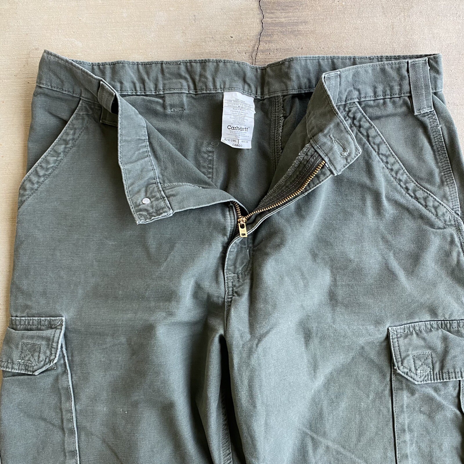 Carhartt Cargo Pants Olive Green Gem