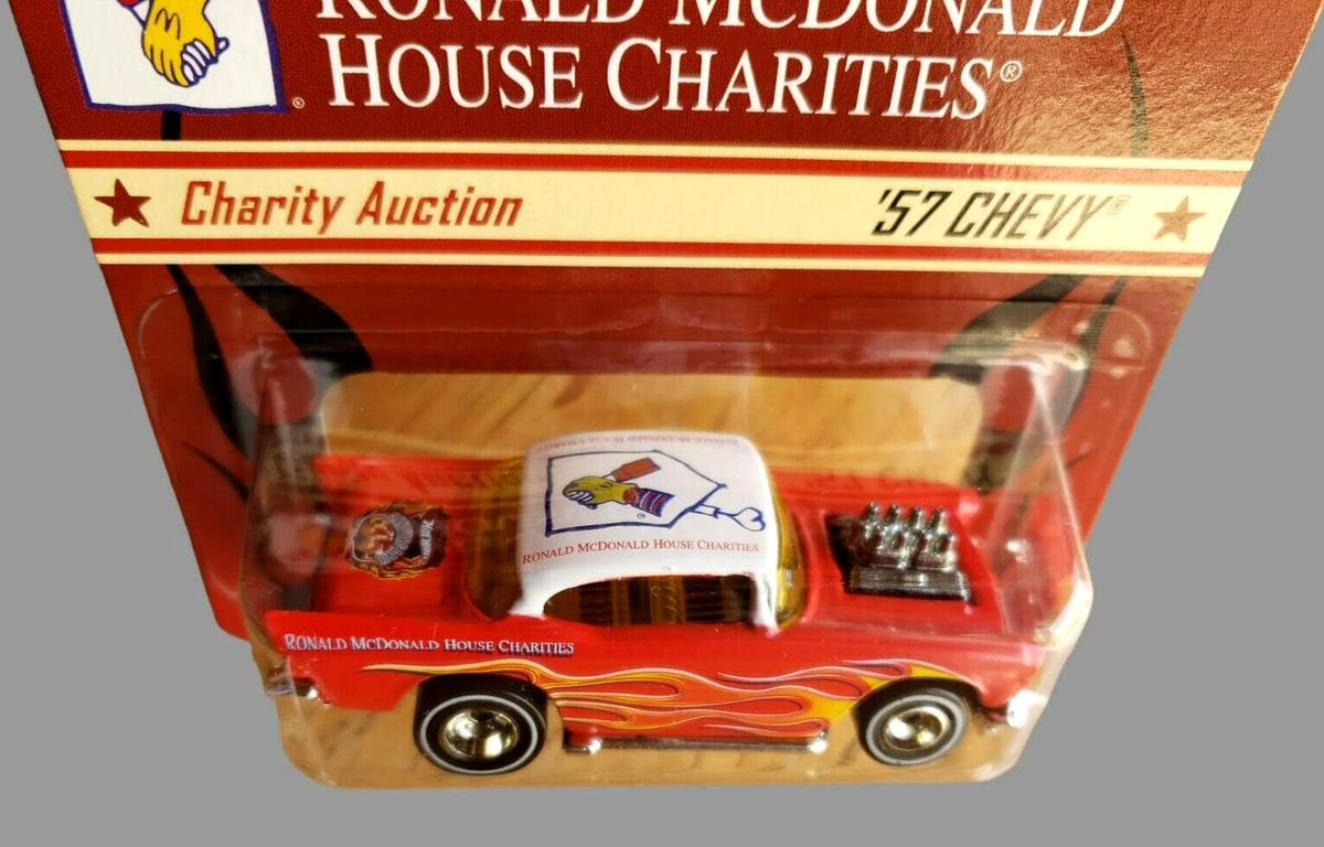 ミニカー Hot Wheels Ronald McDonaldHouseCharities 2002 Hot Wheels '57 CHEVY RED Anniversary 35 Ronald McDonald
