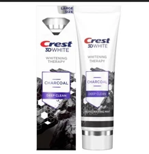 Crest 3D White Whitening Therapy Charcoal Deep Clean - 4.6 oz - NEW