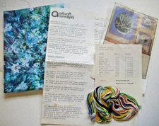 Woodland daisies preprinted oval embroidery trio kit