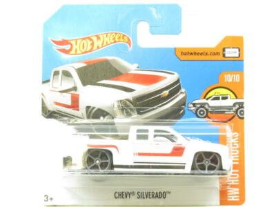 Hotwheels Chevy Silverado HW Hot Trucks 60/365 Short Card 1 64 Scale Sealed Neu