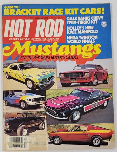 PV) Hot Rod Magazine December 1978 Volume 31 Issue 12 Chevrolet Ford Dodge Mopar