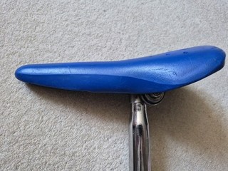 Raleigh Burner Saddle Seat Blue 1980s Old School BMX