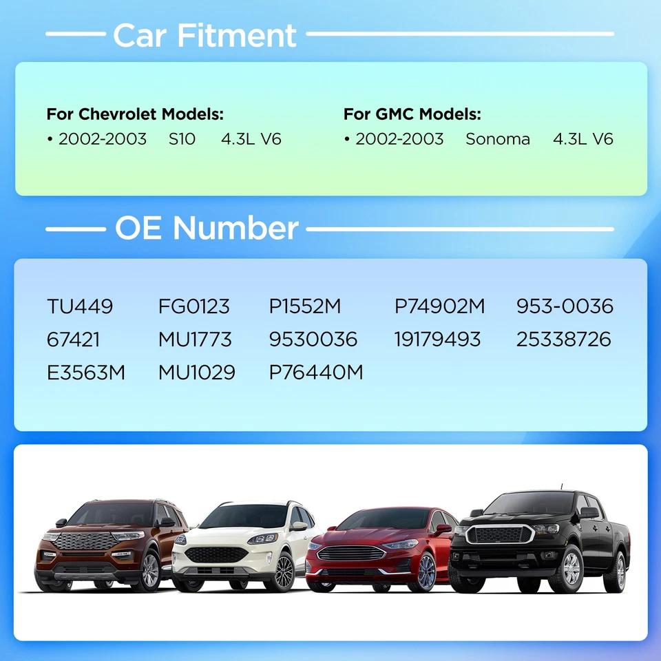 Conjunto de bomba de combustible para camioneta Chevrolet S10 GMC Sonoma V6 2002 2003 4,3 L Foto 3 de 4
