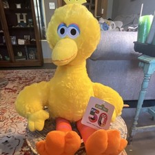 Toy Factory Sesame Street Big Bird Plush Doll 24" Washable 4015006 Large 2019