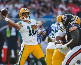 Jordan Love Signed Autographed Green Bay Packers 8x10 Photo with COA/Hologram