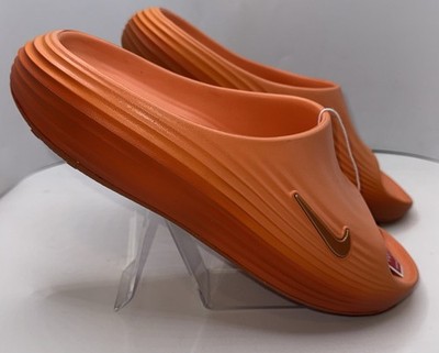 Nike ReactX Rejuven8 Slide Men s Size 9 Sandals HV4479 800  Campfire Orange