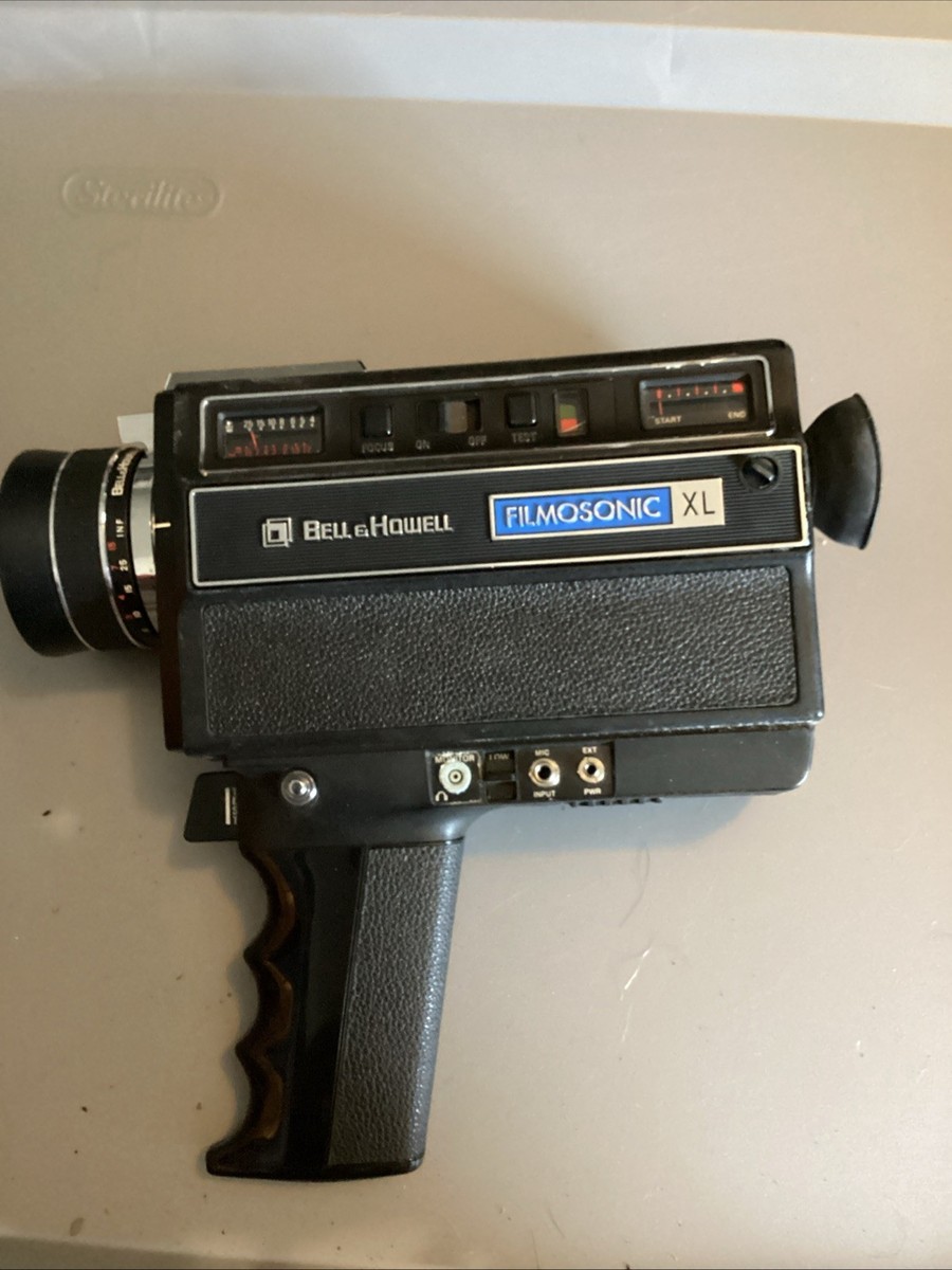 Vintage Bell & Howell FilmoSonic XL 1237 8 Sound Super 8 Movie
