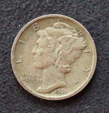 USA Mercury Dime 1924 Silber