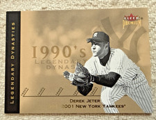 DEREK JETER 2002 Fleer Premium Legendary Dynasties Gold SP 250/300 Yankees NM-MT