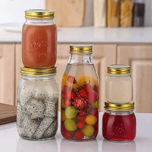 250-1000ml Glass Preserving Jars Food Storage Container Kitchen Jam Jelly Spice - Picture 7 of 39