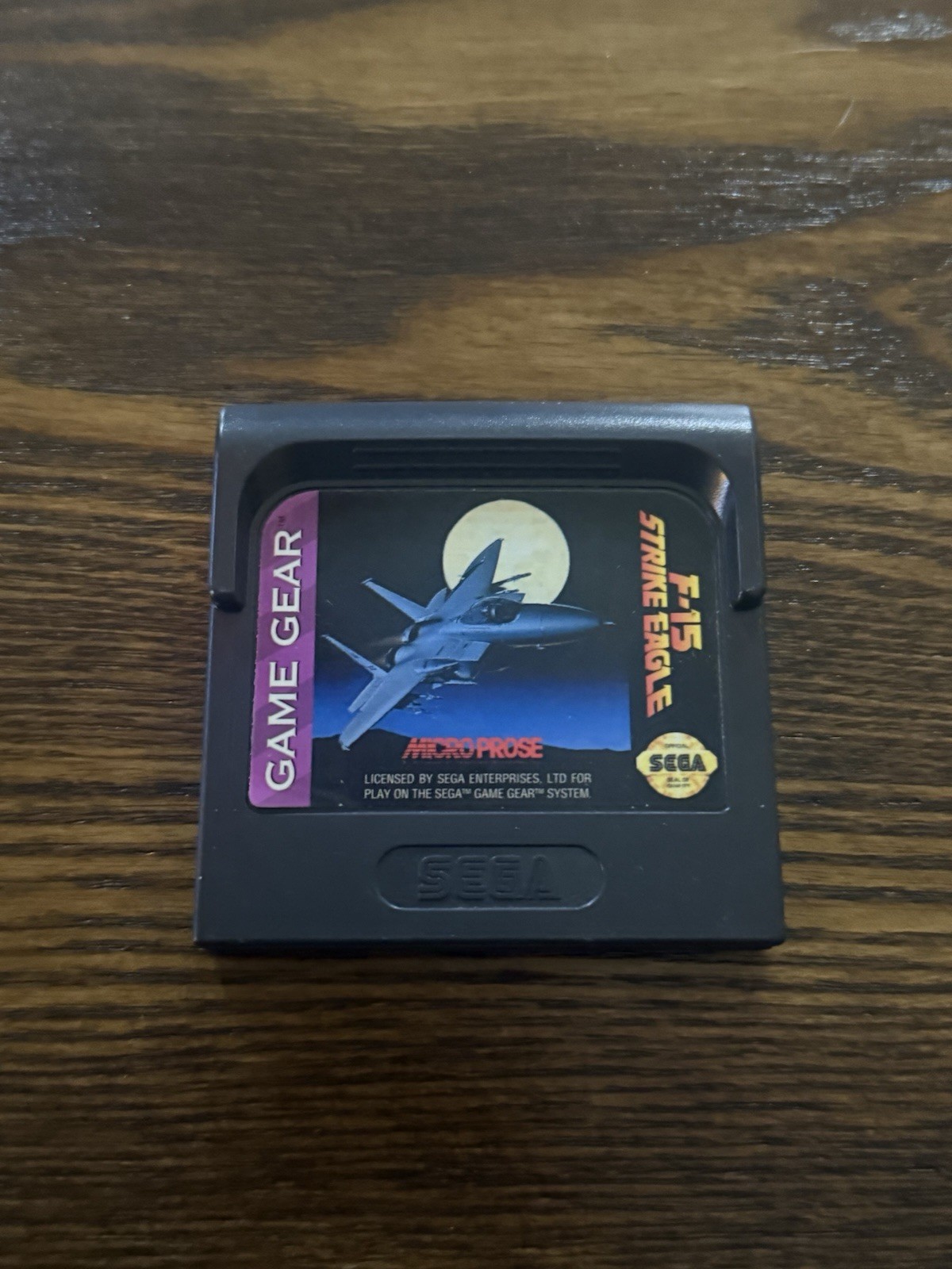 Carro F-15 Strike Eagle (Sega Game Gear) solamente