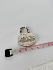 HERMES Mediterranean 2003 Padlock Charm Silver No Key Used
