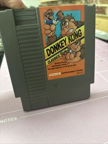 Donkey Kong Classics 1988 Nintendo NES Great Condition OG