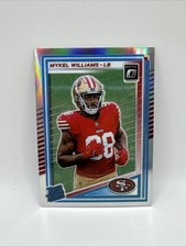 2025 Panini Donruss - Rated Rookie Mykel Williams #319 Optic Silver Holo PRIZM