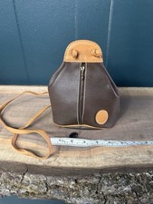 Mini borsa a tracolla Trussardi vintage pelle marrone marrone marrone piccola tracolla Italia 