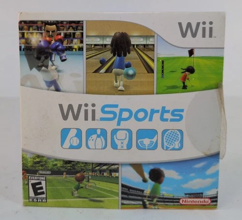Nintendo Wii Sports Cardboard Sleeve Complete Case And Manual
