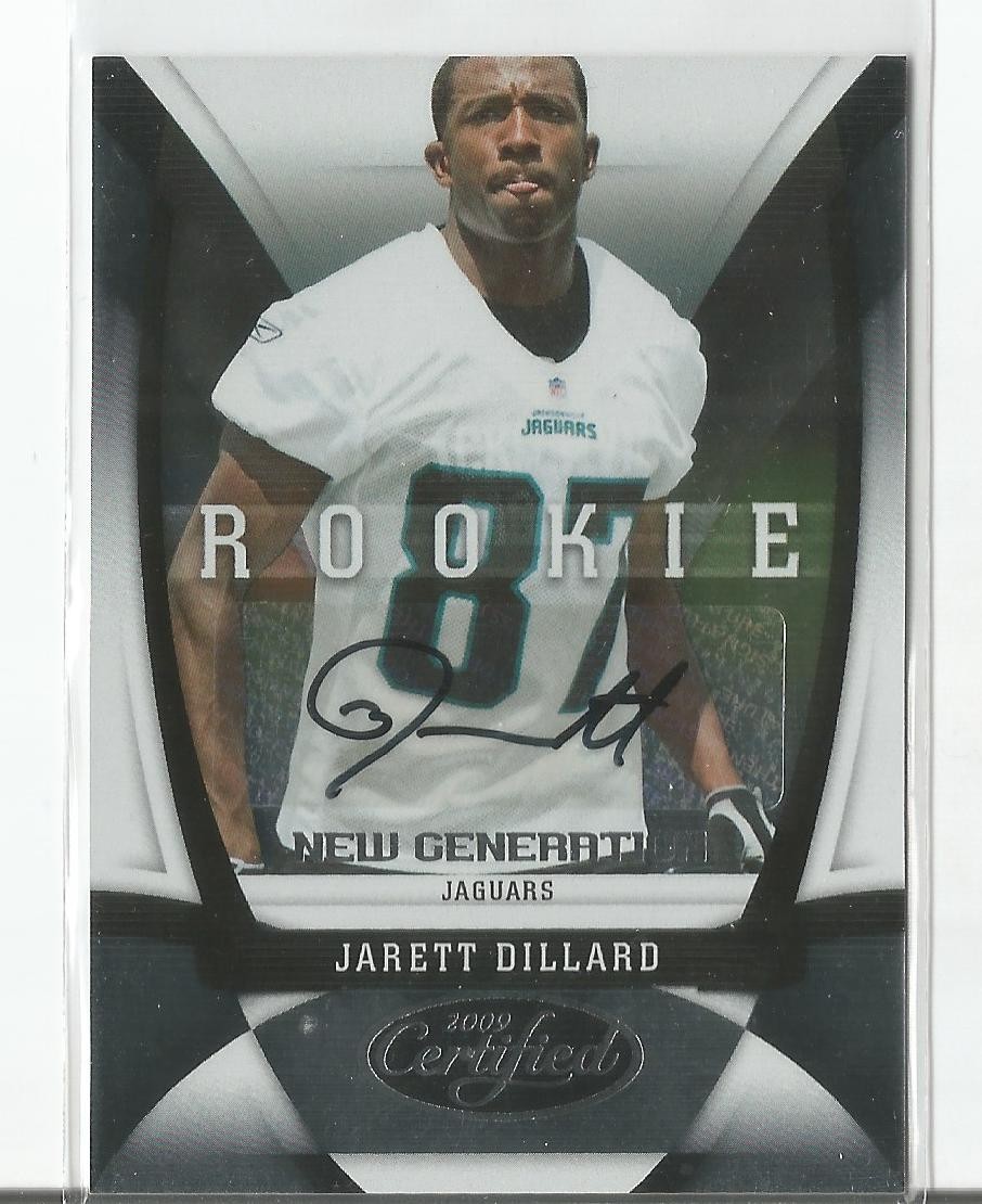 Jarett Dillard 2009 Certifield NEW GENERATION AUTOGRAPH SP #165 JAGUARS 114/399