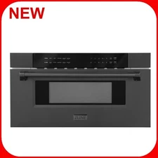 ZLINE30" Black Stainless Steel Microwave Drawer