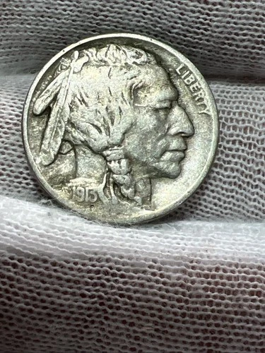 1913 Type 1 Higher Grade 3/4 Horn Buffalo Nickel -  Better Date US Coin!