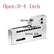 4" Wire EDM Vise High Precision SUS440 Stainless Steel 100mm CNC Jaw Opening