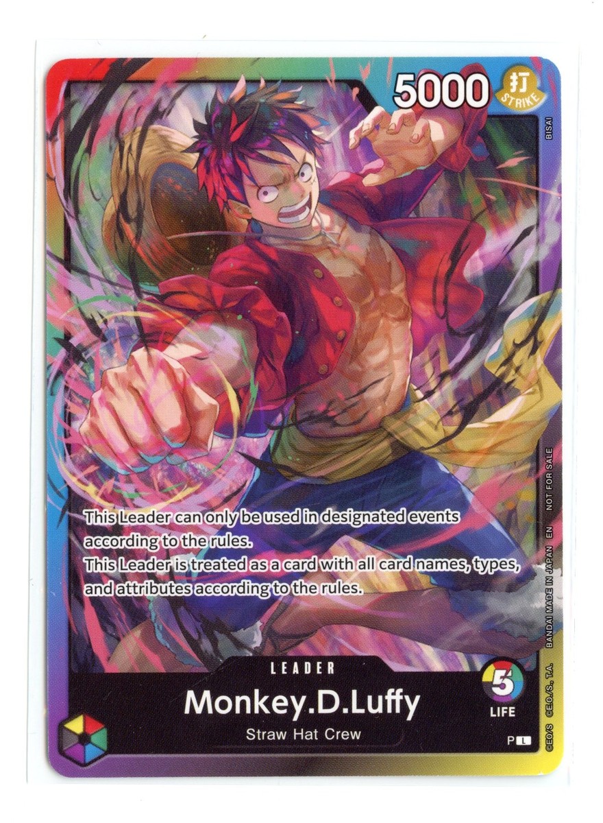 モンキー・D・ルフィ トレーディングカード PR promo Monkey.D.Luffy (Release Event Leader) P PR Normal One Piece