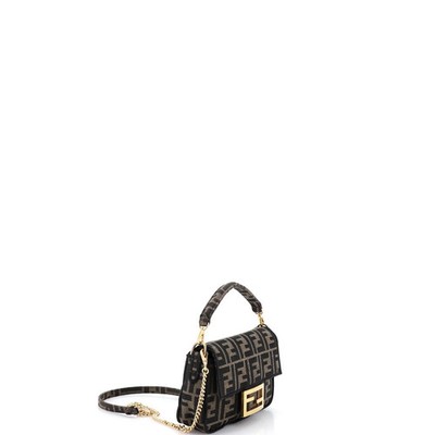 Fendi Baguette NM Bag Zucca Canvas Mini | eBay