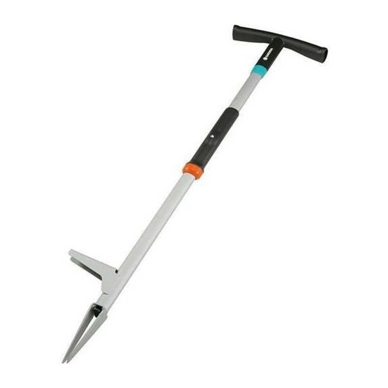 Désherbeur pour gazon GARDENA avec poignée ergonomique extracteur de racine en acier