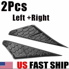 Front Fog Light Fang Decals Bumper Grill Trim For Toyota For 4Runner 2014-2024.