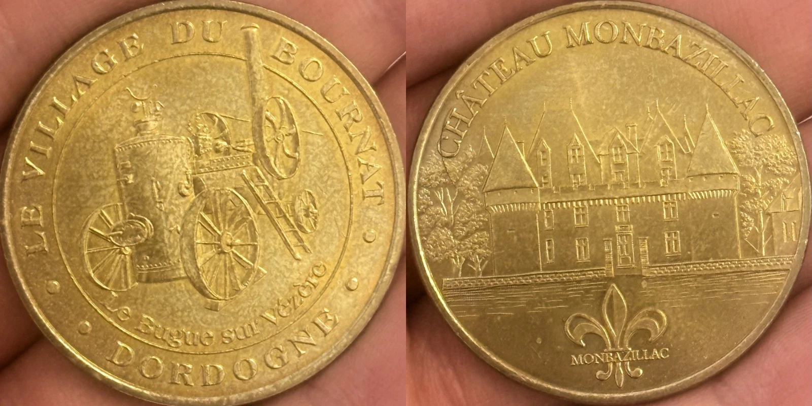 Dordogne 24 - Lot Jetons Touristiques Médailles Souvenirs Monnaie de Paris