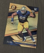 2019 Panini Gold Standard Rookies /99 #156 JERRY TILLERY Football Card ROOKIE RC
