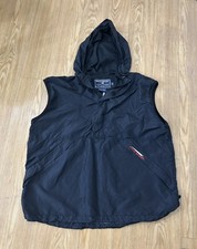 Ralph Lauren Polo Sport Jacket Mens Large Black Sleeveless Hooded Vented